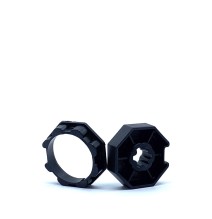 kit bague tube octogonal Ø60 - 87B_R_OCTO60 + 87B_C_OCTO60